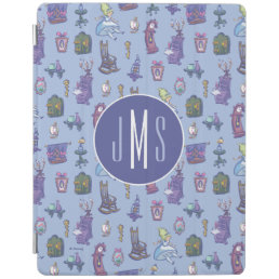 Alice In Wonderland | Blue Monogram Pattern iPad Smart Cover