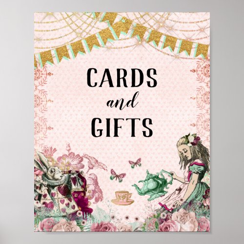 Alice in Wonderland Blush  Mint Cards  Gifts Poster