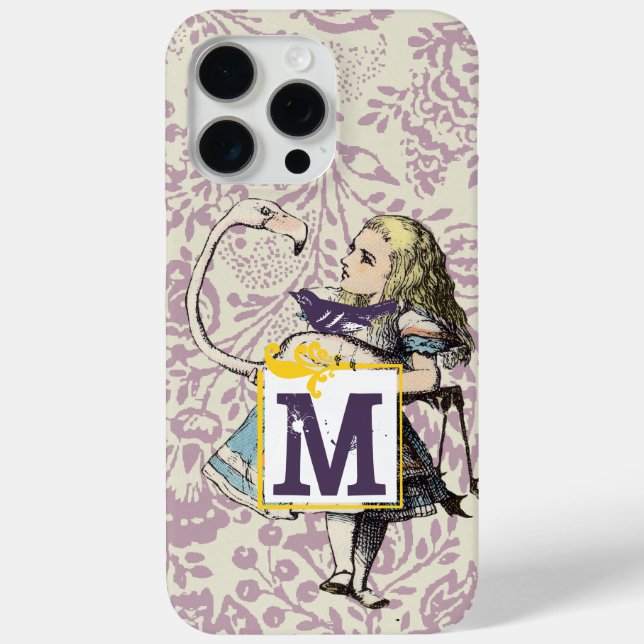 Alice In Wonderland Blush Pink Flamingo Case-Mate iPhone Case (Back)