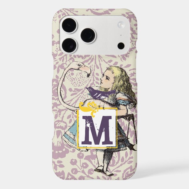Alice In Wonderland Blush Pink Flamingo Case-Mate iPhone Case (Back)