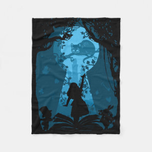 Alice in Wonderland Book Lover Throw Blanket