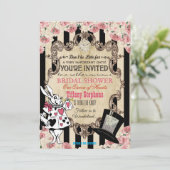 Alice in Wonderland Bridal Shower Invitation (Standing Front)