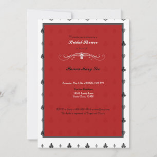 Alice In Wonderland Bridal Shower Invitation