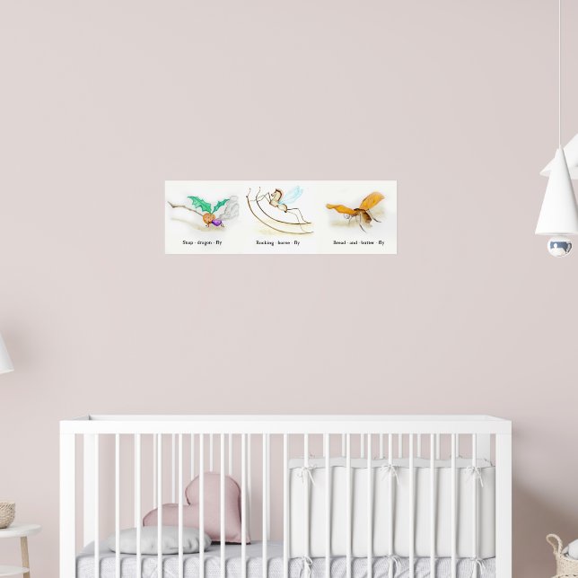 Alice in Wonderland Bugs Poster Zazzle