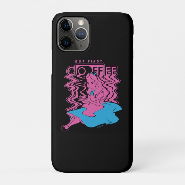Alice In Wonderland | But First Coffee Case-Mate iPhone Case (Back)