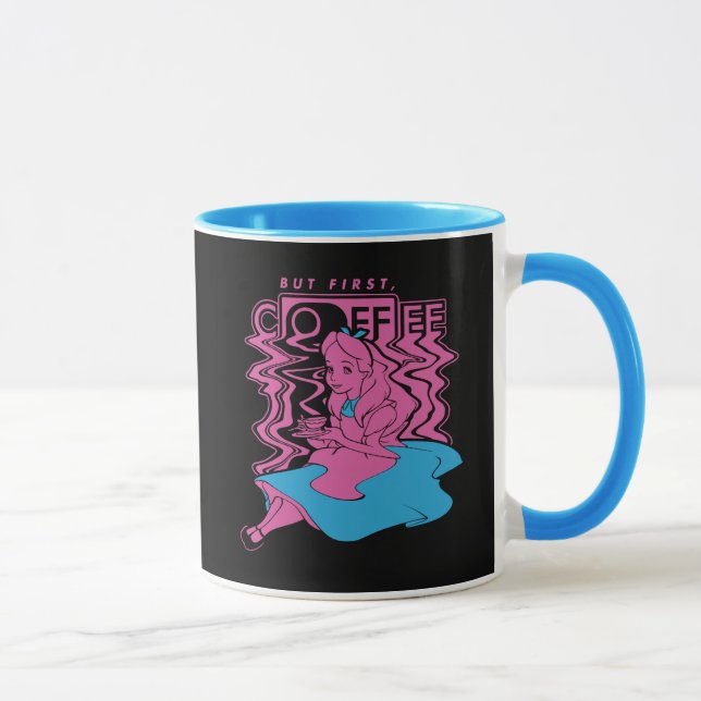 Alice In Wonderland | But First Coffee Mug (Right)