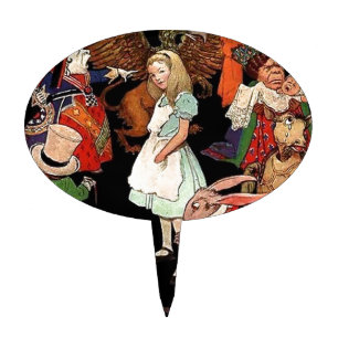 Alice in Wonderland Cake Topper