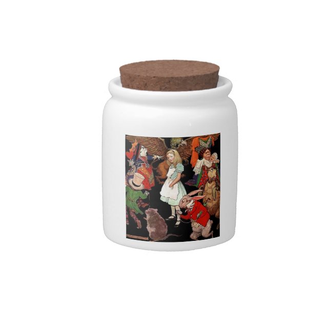 Alice in Wonderland Candy Jar (Front)