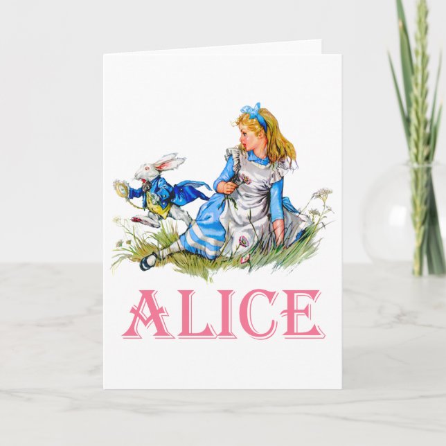 ALICE IN WONDERLAND CARD (Front)