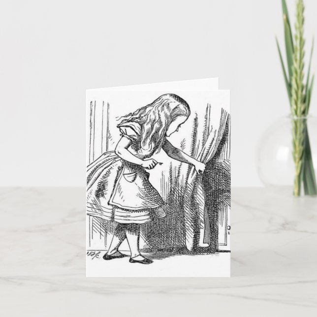 Alice in Wonderland Card (Front)