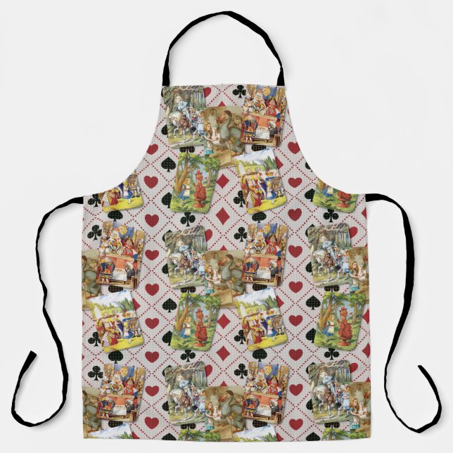 Alice in Wonderland Card Apron Design 3 (Front)