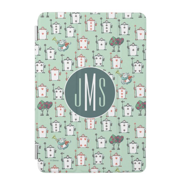 Alice In Wonderland | Card Soldiers - Monogram iPad Mini Cover (Front)