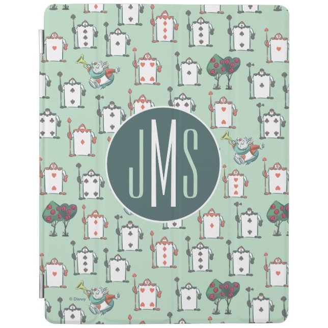 Alice In Wonderland | Card Soldiers - Monogram iPad Smart Cover (Front)