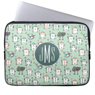 Alice In Wonderland Card Soldiers - Monogram Laptop Sleeve