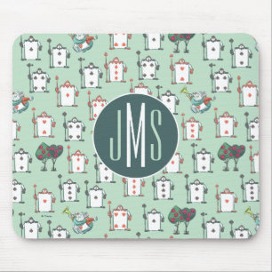 Alice In Wonderland Card Soldiers - Monogram Mouse Pad