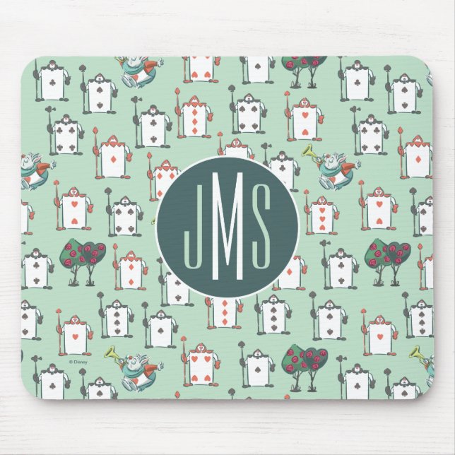 Alice In Wonderland | Card Soldiers - Monogram Mouse Pad (Front)