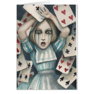 Alice in wonderland cards