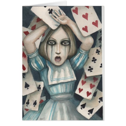 Alice in wonderland cards (Front)
