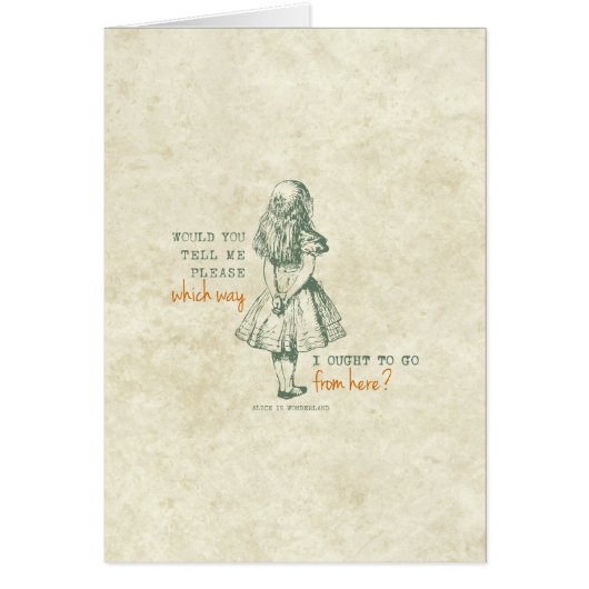 Alice in Wonderland Cards (Front)