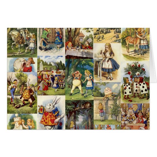 alice in wonderland cards (Front Horizontal)