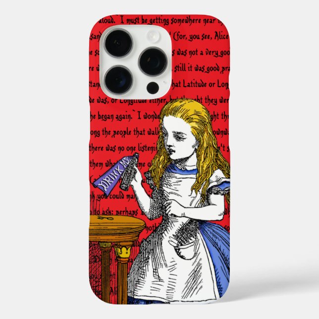 Alice in Wonderland Case-Mate iPhone Case (Back)