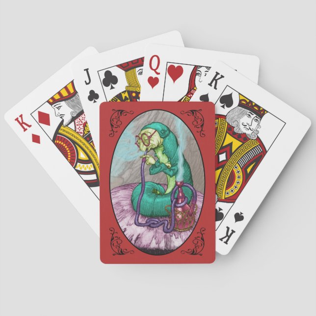 Alice in Wonderland - Caterpillar Poker Cards (Back)