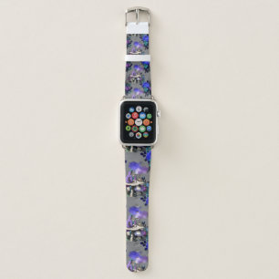 Alice in Wonderland Caterpillar Smoking Flowers Apple Watch Band
