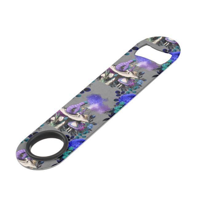 Alice in Wonderland Caterpillar Smoking Flowers Bar Key (Front Angled)