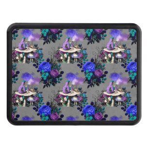 Alice in Wonderland Caterpillar Smoking Flowers Hitch Cover