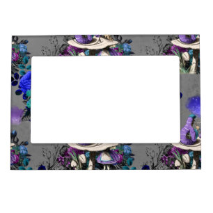 Alice in Wonderland Caterpillar Smoking Flowers Magnetic Frame