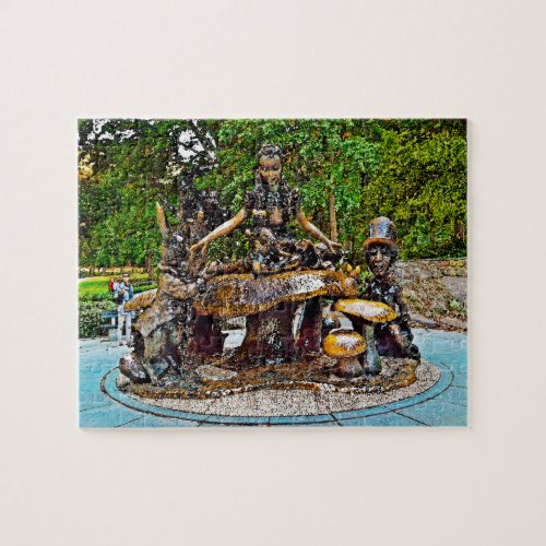 Alice in Wonderland Central Park Jigsaw Puzzle
