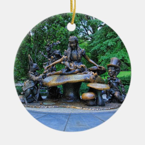 Alice in Wonderland _ Central Park NYC 2 Ceramic Ornament