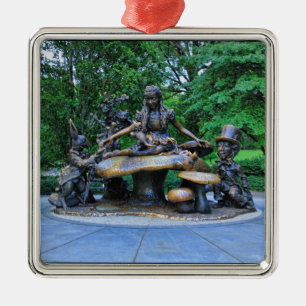 Alice in Wonderland - Central Park NYC #2 Metal Ornament