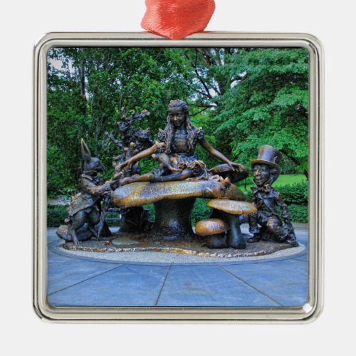 Alice in Wonderland _ Central Park NYC 2 Metal Ornament