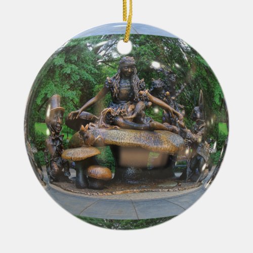 Alice in Wonderland _ Central Park NYC Ceramic Ornament