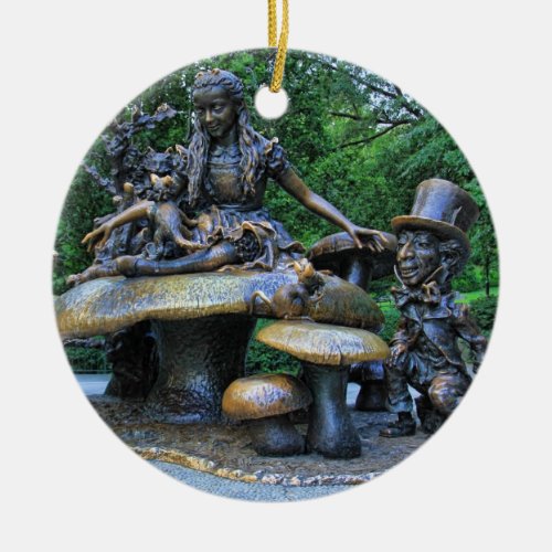 Alice in Wonderland _ Central Park NYC Ceramic Ornament