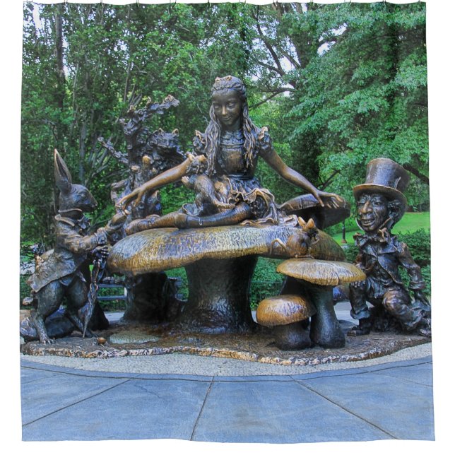 Alice in Wonderland - Central Park NYC Shower Curtain (Front)