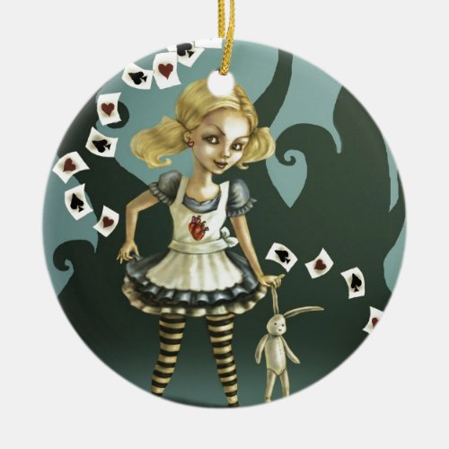 Alice in Wonderland Ceramic Ornament