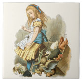 Alice in Wonderland Tile, The Dodo Ceramic Tile, Zazzle