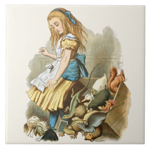 Alice In Wonderland  Ceramic Tile