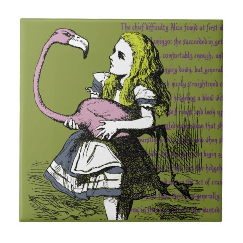 Alice in Wonderland Ceramic Tile