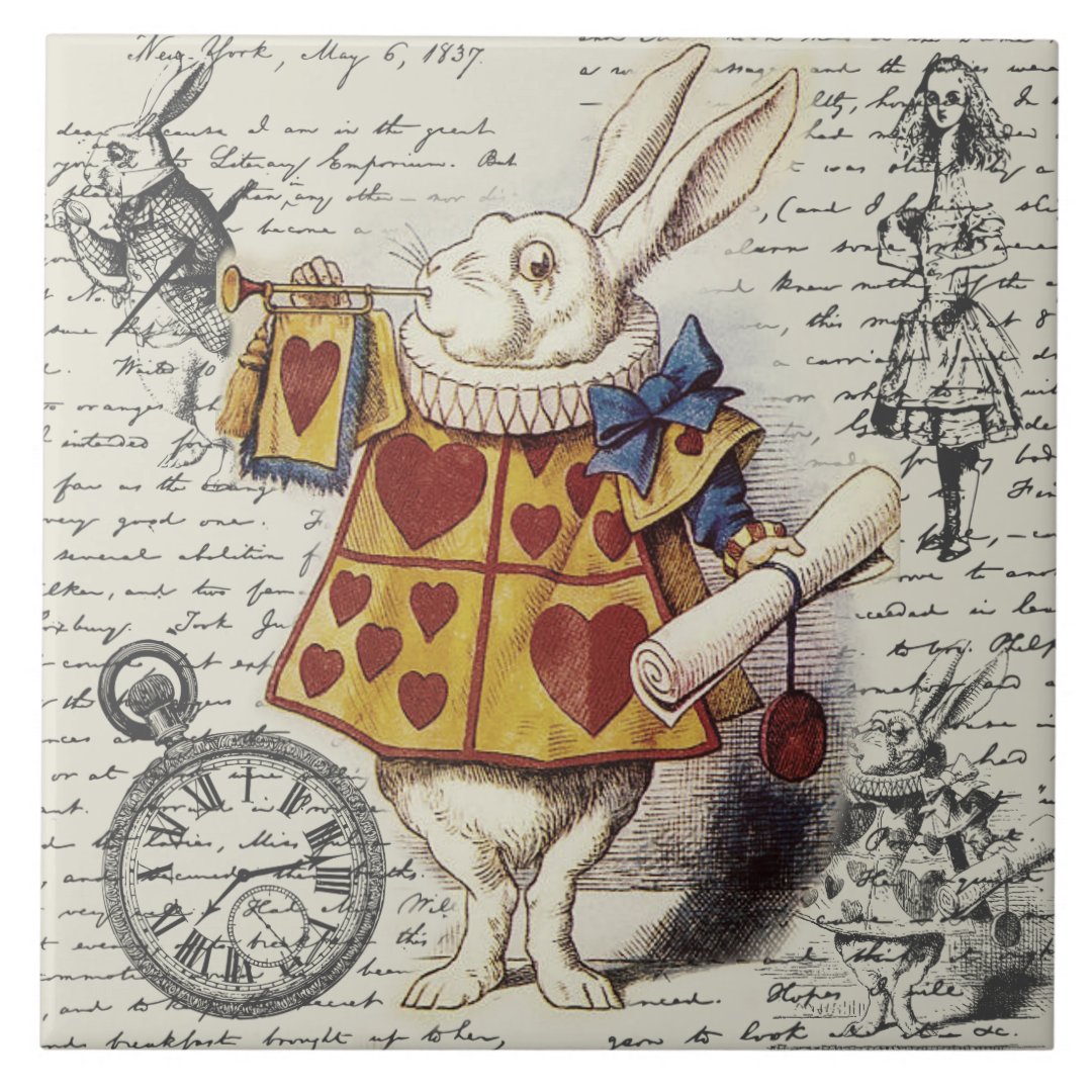 Alice In Wonderland Ceramic Tile | Zazzle