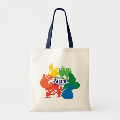 Alice in Wonderland _ Character Silhouettes Tote Bag