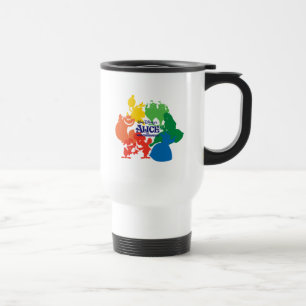 Alice in Wonderland - Character Silhouettes Travel Mug