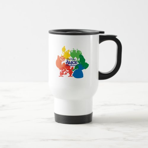 Alice in Wonderland _ Character Silhouettes Travel Mug