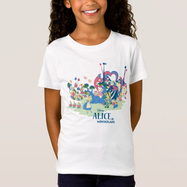 Alice in Wonderland Characters T-Shirt (Front)