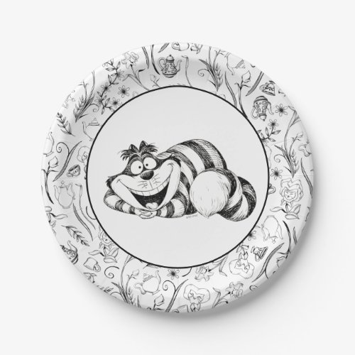 Alice in Wonderland _ Cheshire Cat Baby Shower Paper Plates