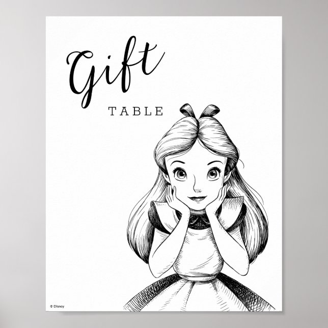 Alice in Wonderland - Cheshire Cat Baby Shower  Poster (Front)