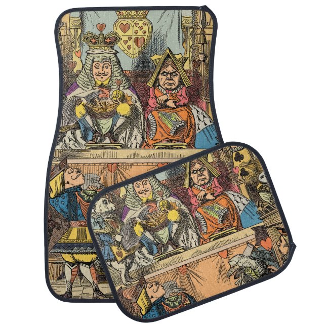 Alice in Wonderland Cheshire Cat Characters Car Floor Mat (Set)