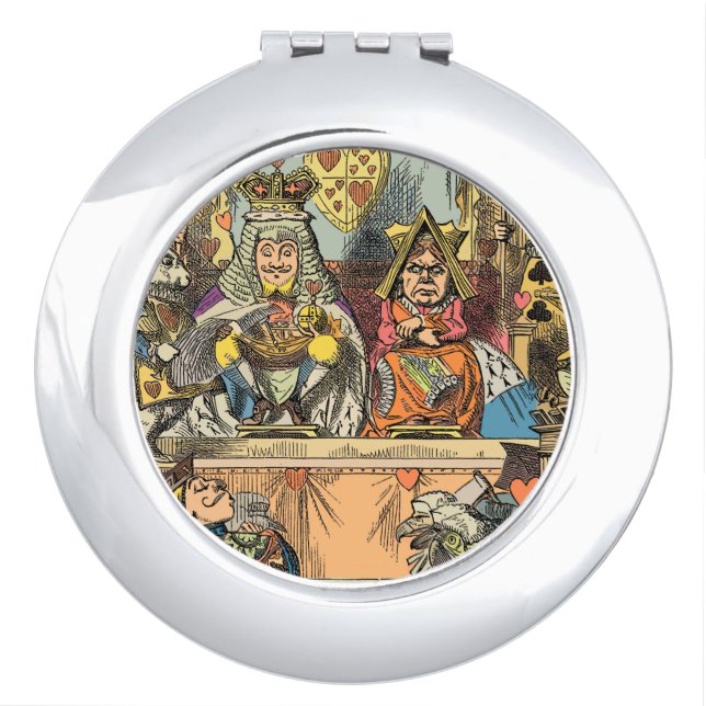 Alice in Wonderland Cheshire Cat Characters Compact Mirror (Front)